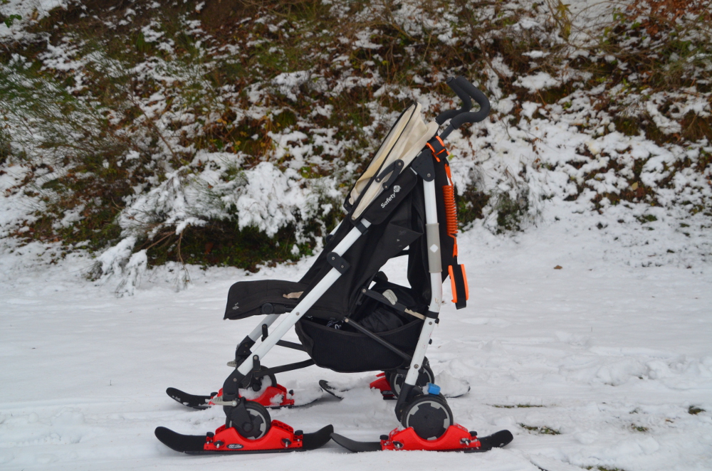 Ensemble de ski de neige pour enfants pour draisiennes, kit de conversion  de pédale de vélo, accessoires de vélo, base à bascule, kit de pédale de